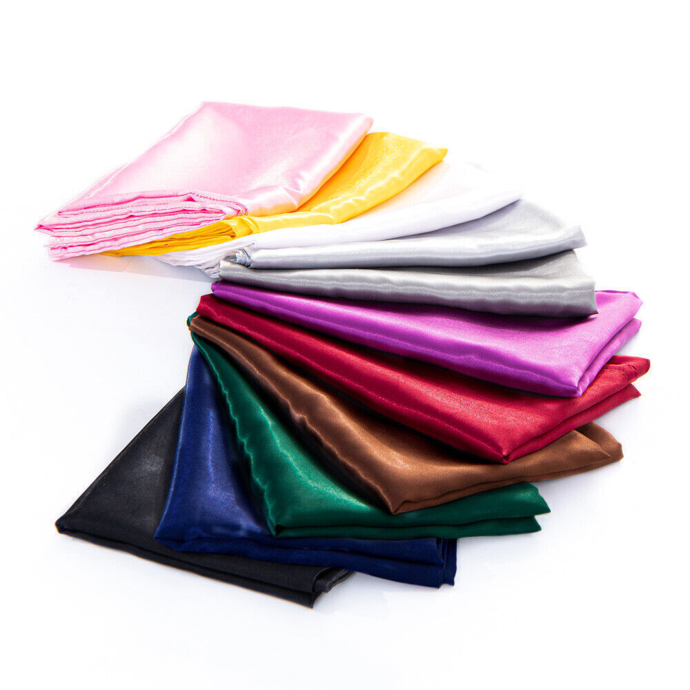 Color selection of folded satin pillowcases