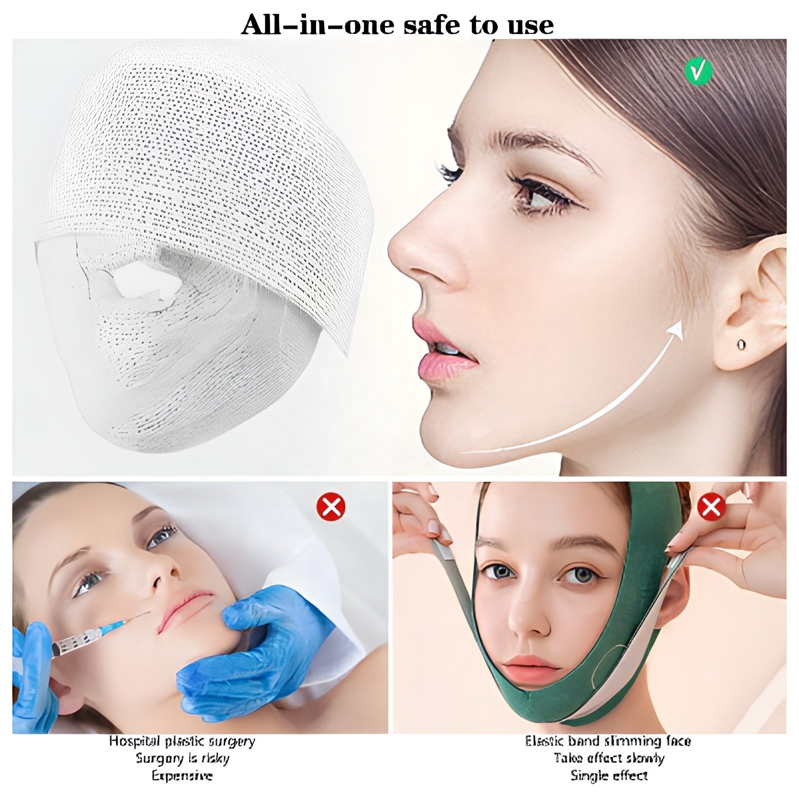 Gypsum Plaster Mummy Lifting Mask